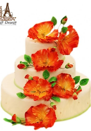 Свадебный торт A11946 - Кондитерская ArtDesert