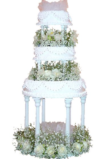 Свадебный торт 00234-С1236 - Кондитерская Сладкая идея