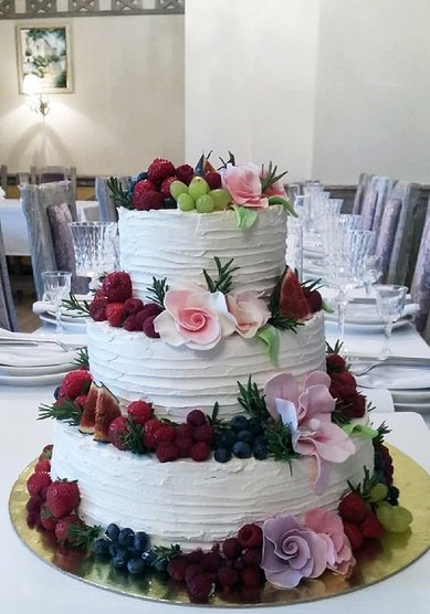 Свадебный торт Ч124442 - Компания Частный кондитер