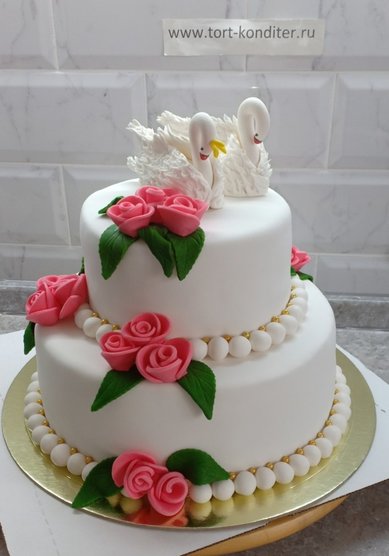 Свадебный торт Ч124444 - Компания Частный кондитер