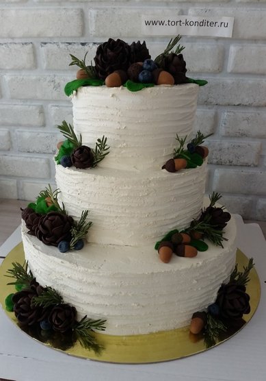 Свадебный торт Ч124446 - Компания Частный кондитер