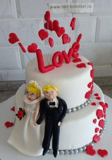 Свадебный торт Ч124692 - Компания Частный кондитер