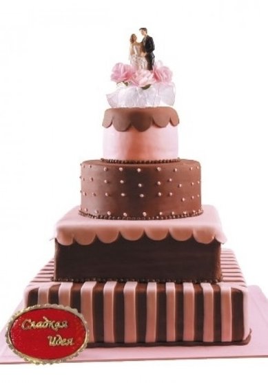 Торт на свадьбу С12731 - Кондитерская Сладкая идея