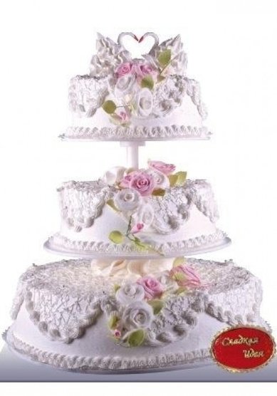 Торт на свадьбу С12733 - Кондитерская Сладкая идея