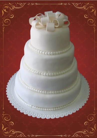 Свадебный торт Николь (К12792) - Кондитерская Клубничка