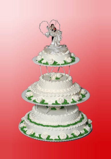 Торт на свадьбу Юлия (К1289) - Кондитерская Клубничка