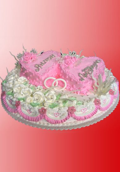 Торт на свадьбу Руслан и Людмила (К1293) - Кондитерская Клубничка