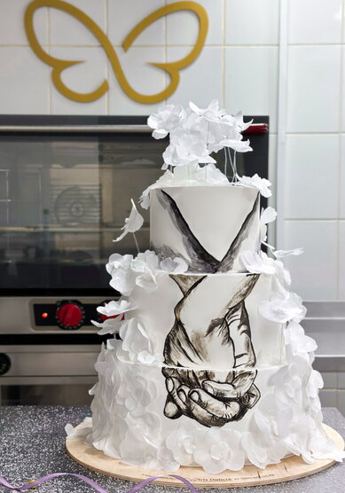 Свадебный торт Вместе на всегда (I132974) - Компания Iris Delicia