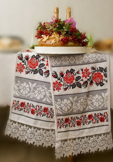 Свадебный торт Рушник (I132978) - Компания Iris Delicia