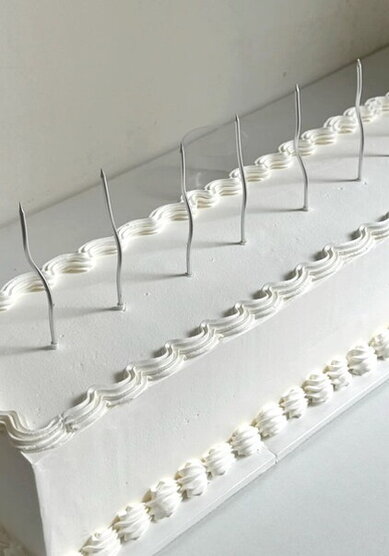 Свадебный торт Белоснежный (I132988) - Компания Iris Delicia