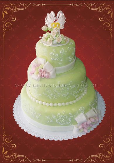 Свадебный торт Иоланта (К14364) - Кондитерская Клубничка