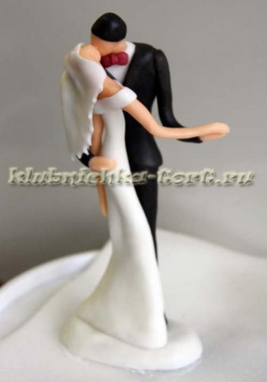 Торт на свадьбу Свадебная фигурка (К14381) - Кондитерская Клубничка