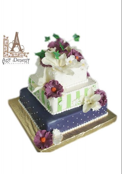 Торт на свадьбу Вечер (A14451) - Кондитерская ArtDesert