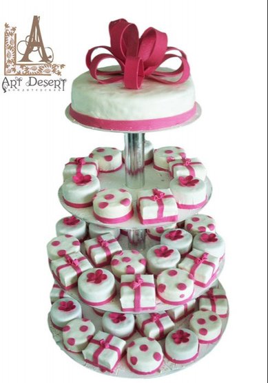 Торт на свадьбу Обворожительный (A14455) - Кондитерская ArtDesert