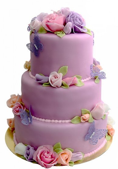 Свадебный торт Летняя фантазия (B14638) - Кондитерская BeLight