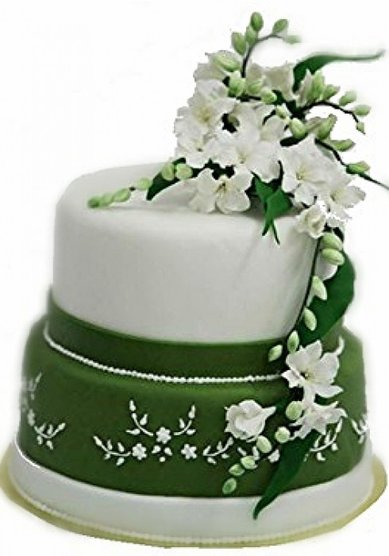 Торт на свадьбу Фрезия (B14955) - Кондитерская BeLight