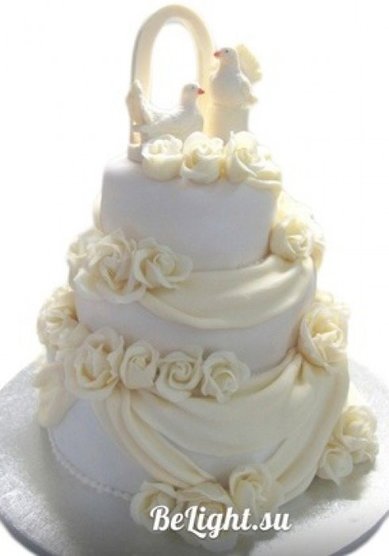 Свадебный торт Вечная Любовь (B14956) - Кондитерская BeLight