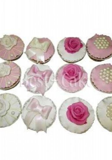 Свадебный торт Капкейки с бантиками (B15102) - Кондитерская Best Cake