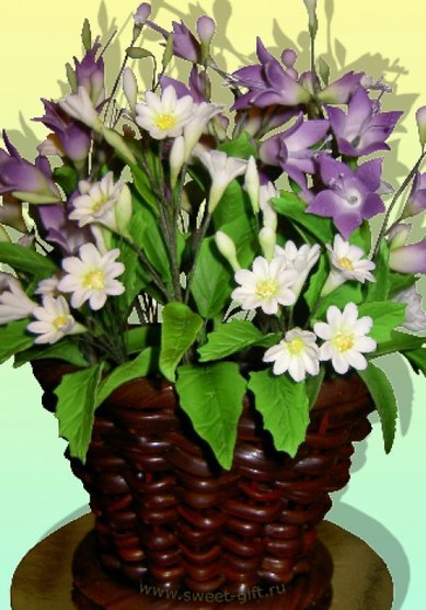 Торт на свадьбу Сладкий букет (B15105) - Кондитерская Best Cake