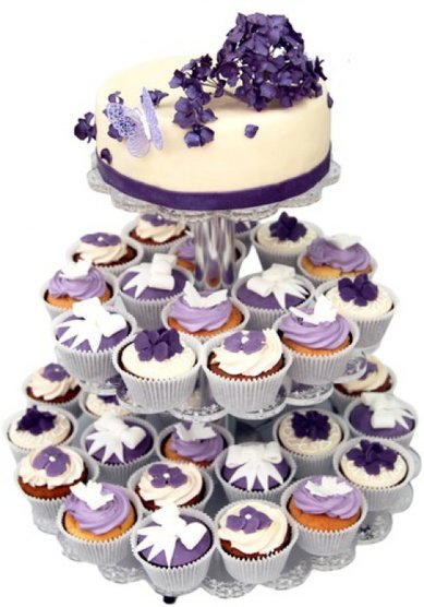 Торт на свадьбу Гортензия (B17295) - Кондитерская BeLight