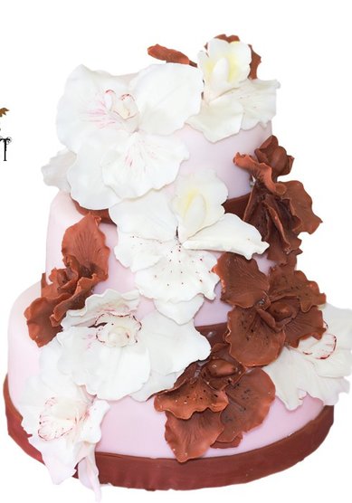 Торт на свадьбу Шоколадный (A24699) - Кондитерская ArtDesert