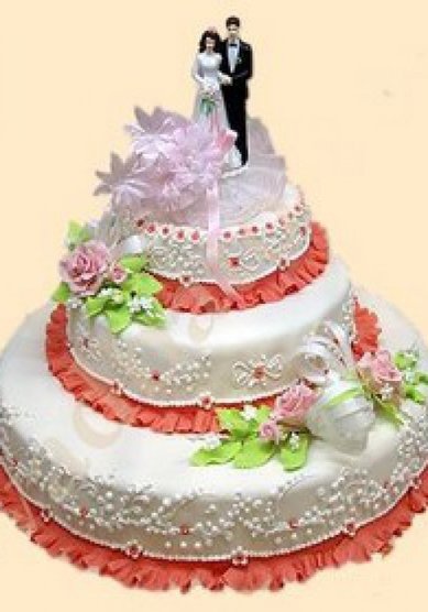 Свадебный торт S32982 - Кондитерская STRADIVARI