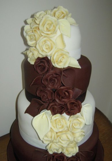 Свадебный торт 853 Свадебный торт Flowers №719 с р (I41124) - Компания Iris Delicia