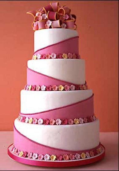 Свадебный торт Flowers №703 (I41136) - Компания Iris Delicia