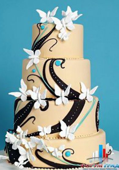 Торт на свадьбу №1007 (I41145) - Компания Iris Delicia