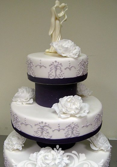 Свадебный торт Белые пионы (Т41664) - Кондитерское ателье ТОРТ-АРТ