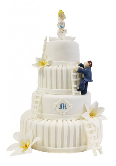 Торт на свадьбу Свадебный торт До любви рукой подат (A47869) - Кондитерская ArtDesert