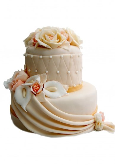 Торт на свадьбу Нежность (B48113) - Кондитерская BeLight