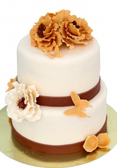 Свадебный торт Кофейная нежность (B48122) - Кондитерская BeLight