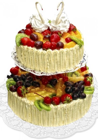 Торт на свадьбу Б48343 - Компания Барави-Т