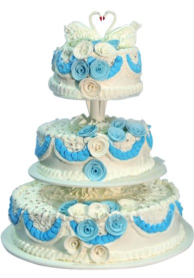 Свадебный торт Свадебный торт 001549 (С50610) - Кондитерская Сладкая идея