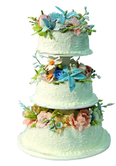 Свадебный торт Свадебный торт 004067 (С50624) - Кондитерская Сладкая идея