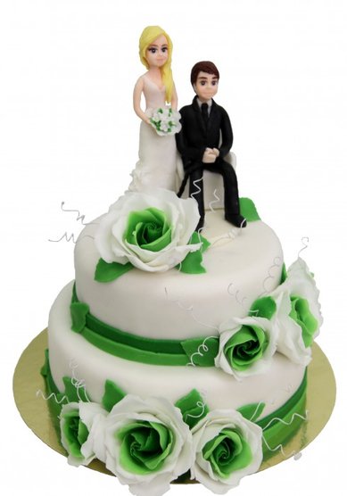 Торт на свадьбу Веселая свадьба (B50867) - Кондитерская BeLight