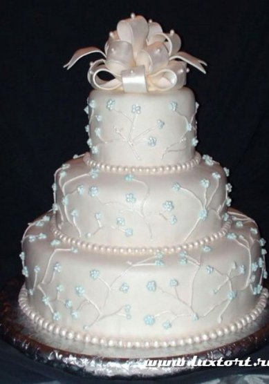 Торт на свадьбу 3-Л52477 - Кондитерская ЛюксТорт