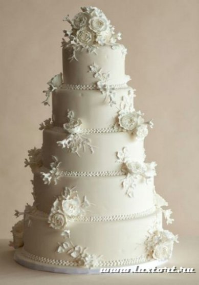 Свадебный торт 15-Л52486 - Кондитерская ЛюксТорт