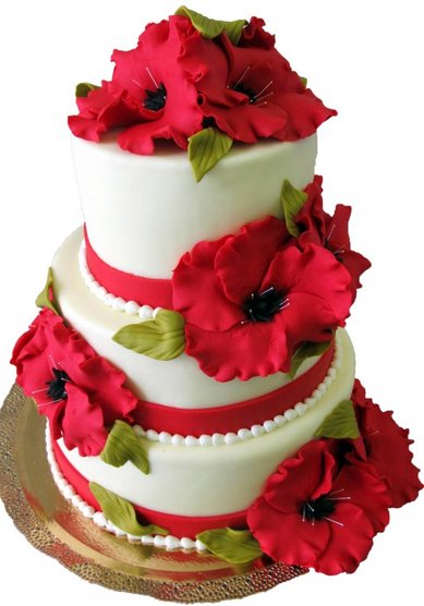 Торт на свадьбу 95-Л52515 - Кондитерская ЛюксТорт