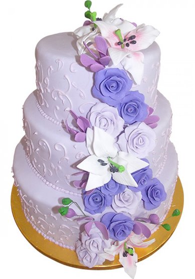 Свадебный торт C54536 - Торты на заказ CAKETOWN.RU