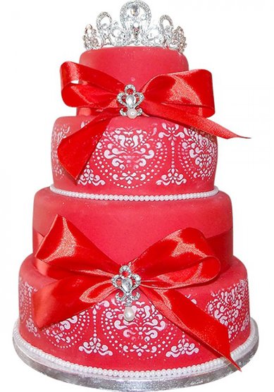 Торт на свадьбу C54539 - Торты на заказ CAKETOWN.RU