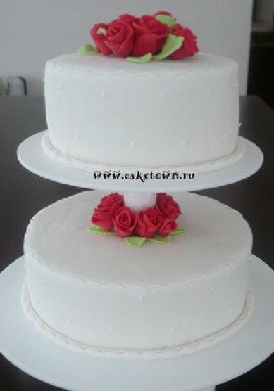 Торт на свадьбу C54585 - Торты на заказ CAKETOWN.RU