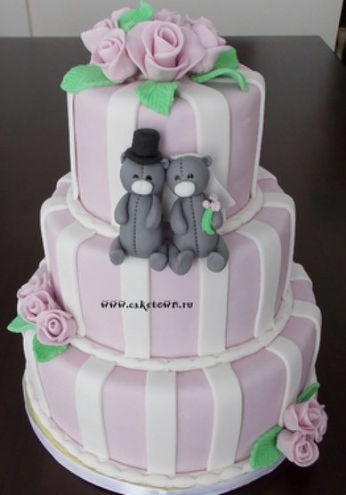 Свадебный торт C54588 - Торты на заказ CAKETOWN.RU