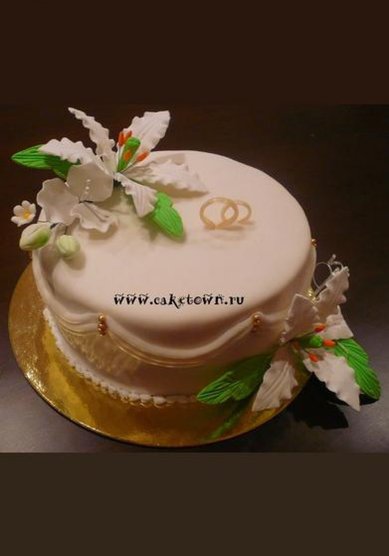 Свадебный торт C54608 - Торты на заказ CAKETOWN.RU