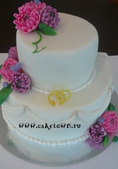 Торт на свадьбу C54611 - Торты на заказ CAKETOWN.RU