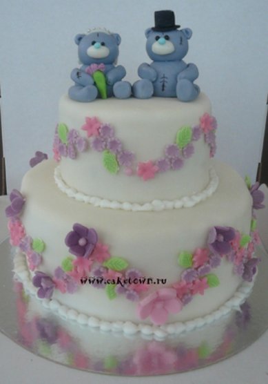 Свадебный торт C54614 - Торты на заказ CAKETOWN.RU