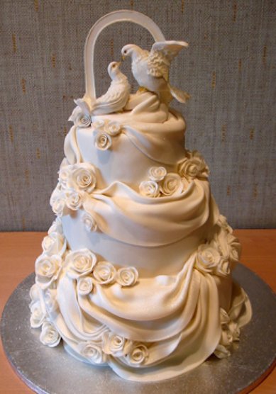 Торт на свадьбу C54625 - Торты на заказ CAKETOWN.RU