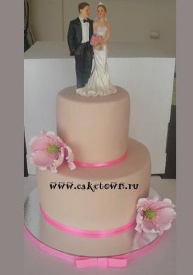 Свадебный торт C54628 - Торты на заказ CAKETOWN.RU
