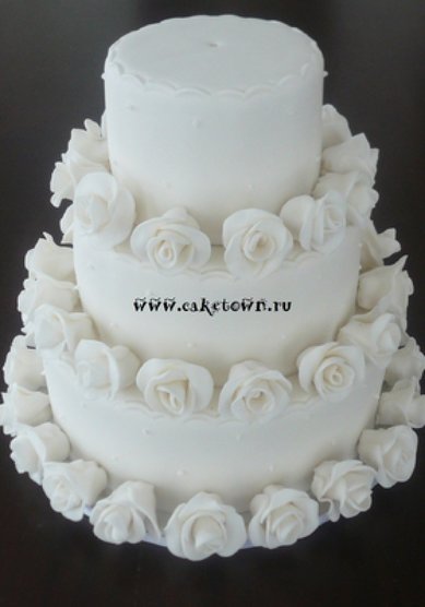 Свадебный торт C54636 - Торты на заказ CAKETOWN.RU